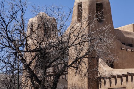 Een van de vele mooie gebouwen in Santa Fe